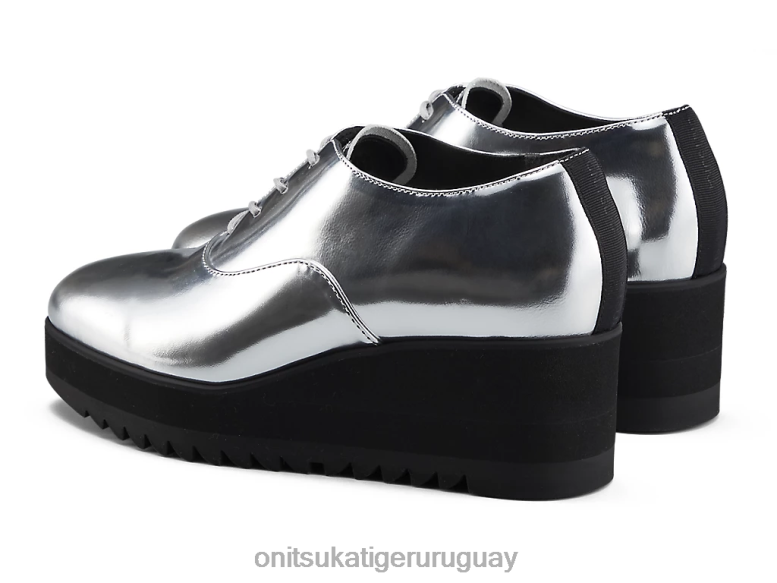 Onitsuka Tiger cuña-o mujer J06BX570 plata zapatos