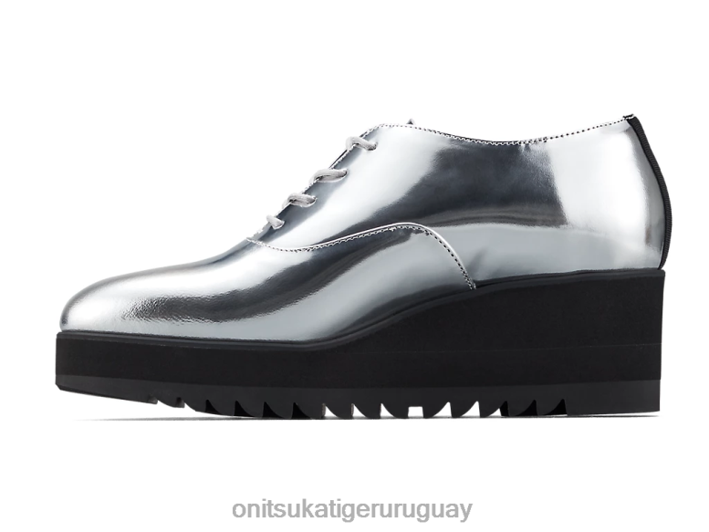 Onitsuka Tiger cuña-o mujer J06BX570 plata zapatos