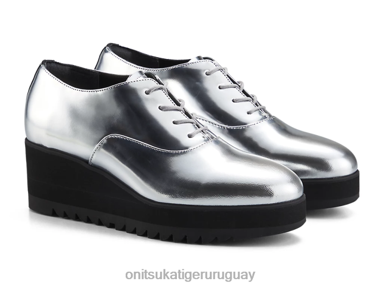 Onitsuka Tiger cuña-o mujer J06BX570 plata zapatos