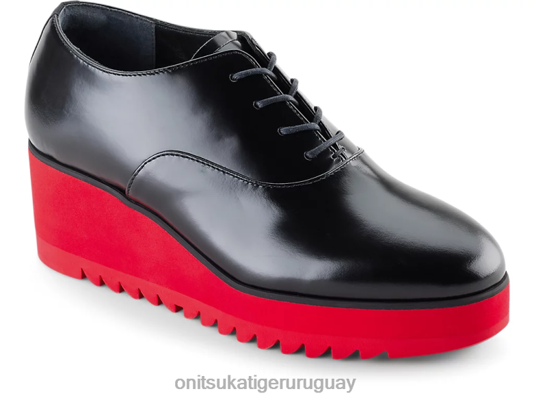 Onitsuka Tiger cuña-o mujer J06BX576 negro/rojo clásico zapatos
