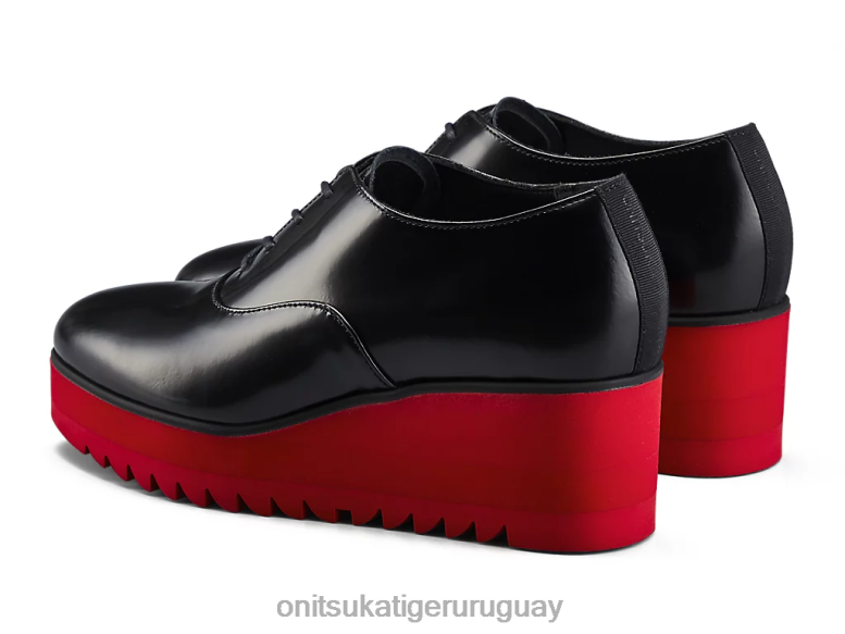 Onitsuka Tiger cuña-o mujer J06BX576 negro/rojo clásico zapatos