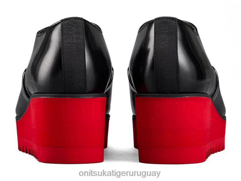 Onitsuka Tiger cuña-o mujer J06BX576 negro/rojo clásico zapatos