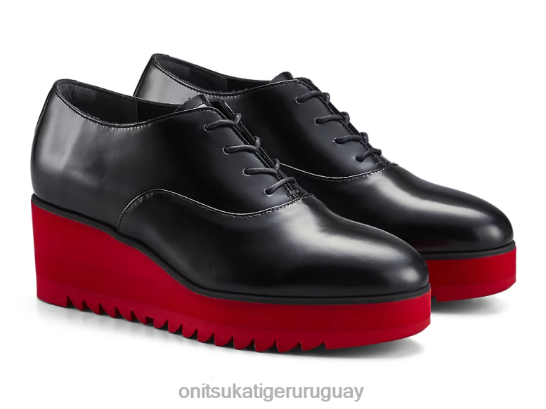 Onitsuka Tiger cuña-o mujer J06BX576 negro/rojo clásico zapatos