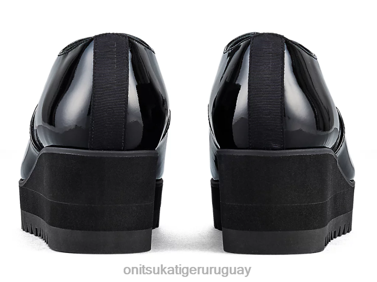 Onitsuka Tiger cuña-o mujer J06BX579 negro zapatos