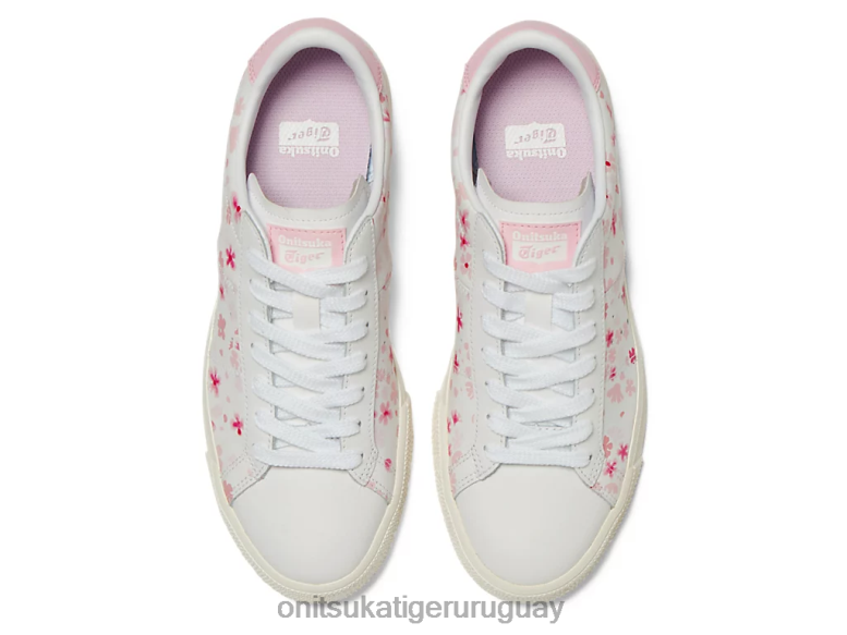Onitsuka Tiger césped 30 unisexo J06BX18 blanco/algodón de azúcar zapatos