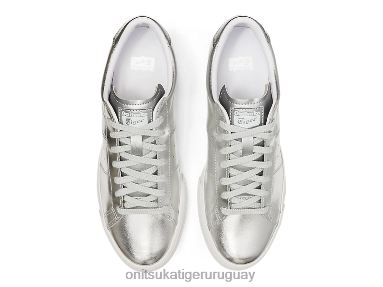 Onitsuka Tiger césped 30 unisexo J06BX340 plata pura zapatos