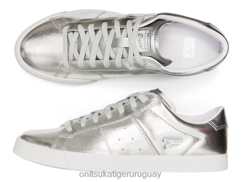 Onitsuka Tiger césped 30 unisexo J06BX340 plata pura zapatos