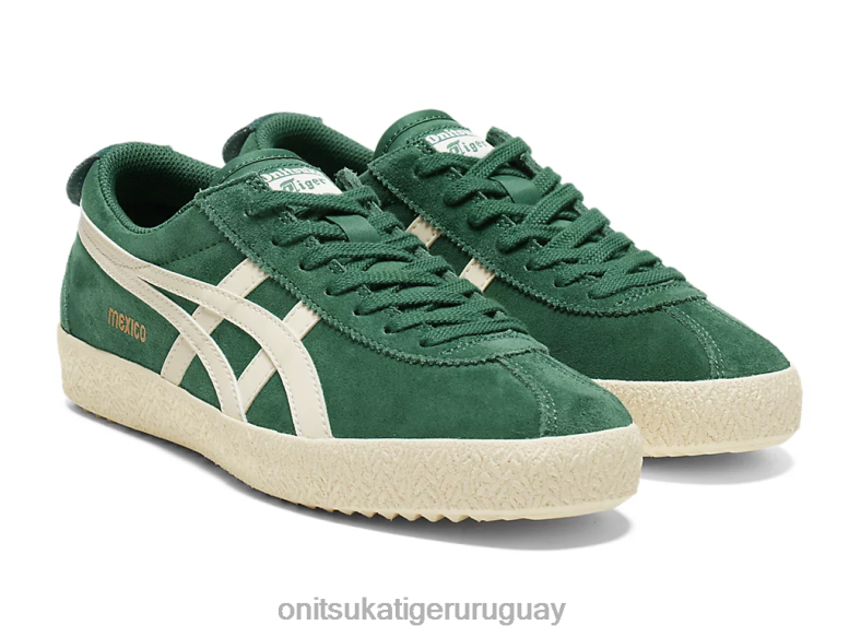 Onitsuka Tiger delegación de méxico unisexo J06BX73 verde pino/crema zapatos