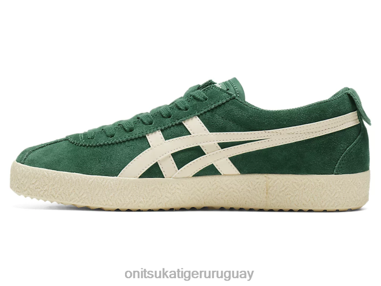 Onitsuka Tiger delegación de méxico unisexo J06BX73 verde pino/crema zapatos