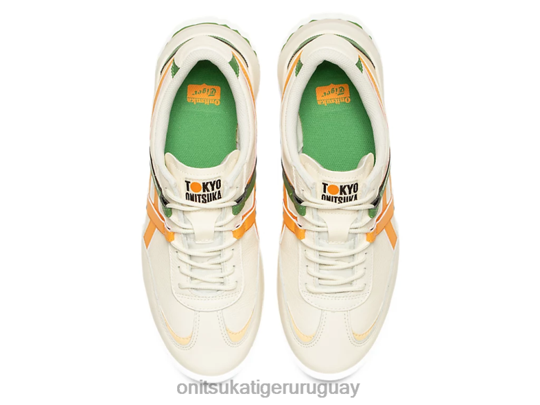 Onitsuka Tiger delegación ex unisexo J06BX105 crema/cítricos zapatos