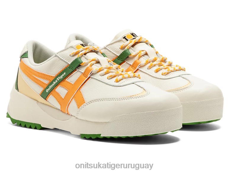 Onitsuka Tiger delegación ex unisexo J06BX105 crema/cítricos zapatos
