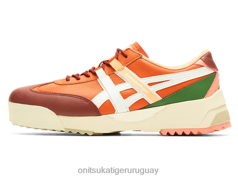 Onitsuka Tiger delegación ex unisexo J06BX107 tomate bermellón/blanco zapatos