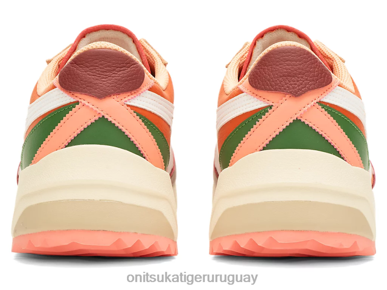 Onitsuka Tiger delegación ex unisexo J06BX107 tomate bermellón/blanco zapatos