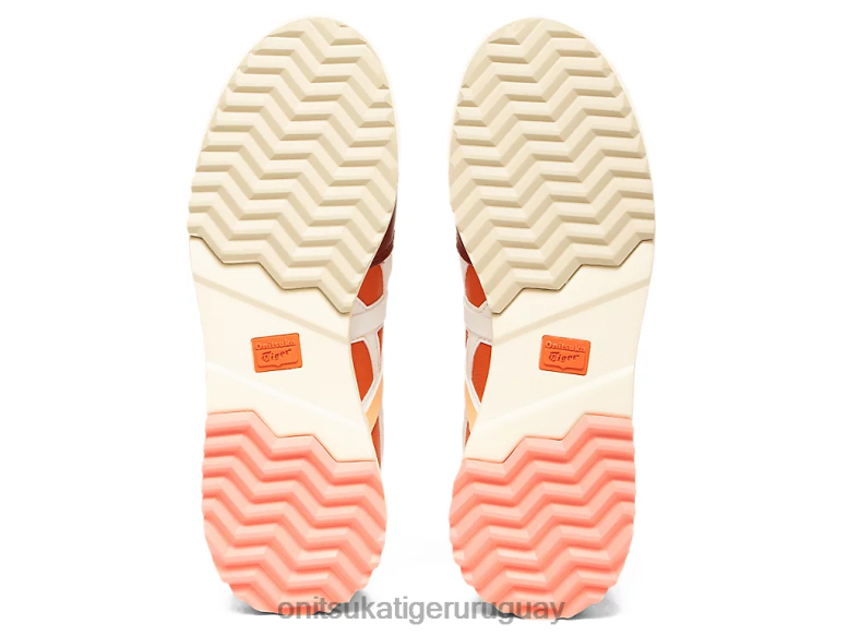 Onitsuka Tiger delegación ex unisexo J06BX107 tomate bermellón/blanco zapatos