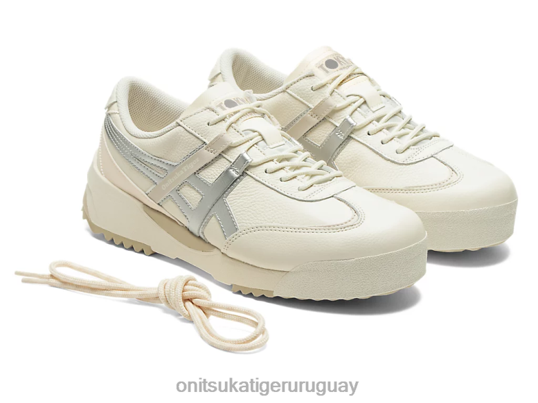 Onitsuka Tiger delegación ex unisexo J06BX112 crema/plata pura zapatos