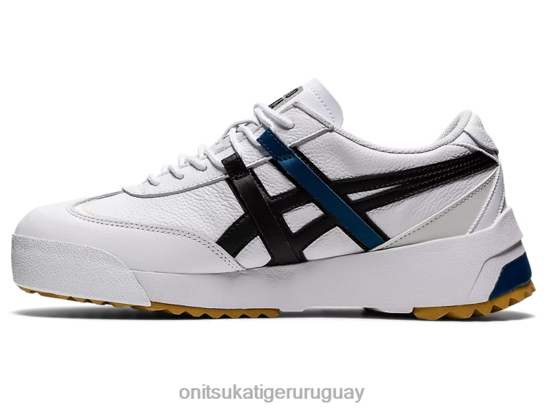 Onitsuka Tiger delegación ex unisexo J06BX197 blanco negro zapatos