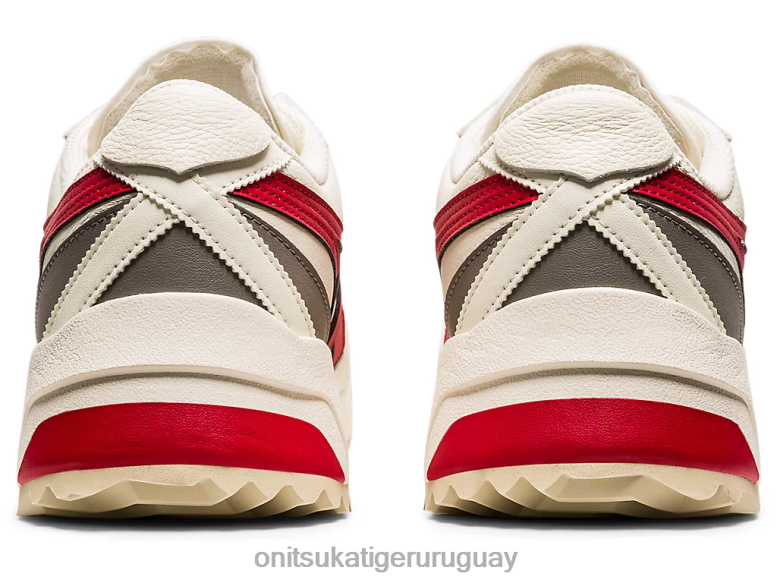 Onitsuka Tiger delegación ex unisexo J06BX265 crema/rojo clásico zapatos