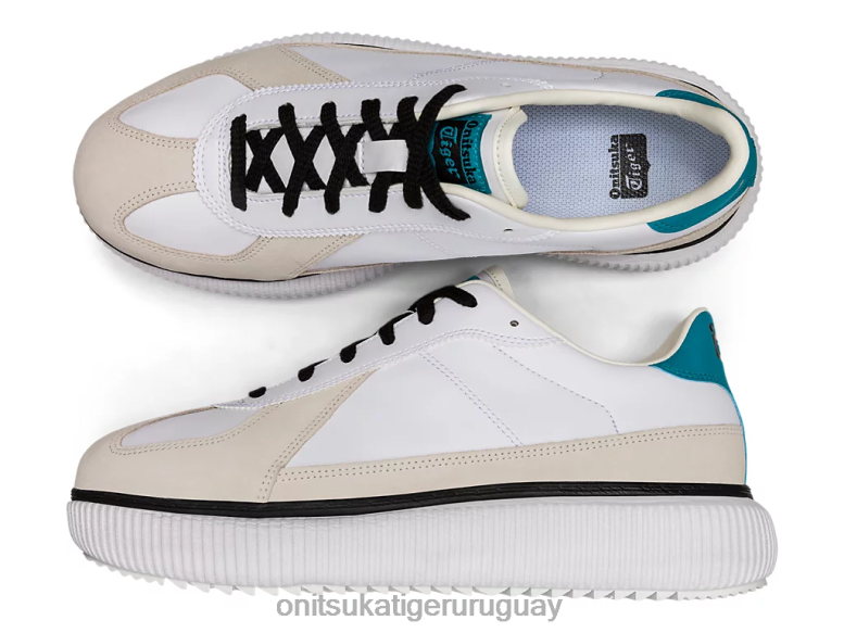 Onitsuka Tiger delicia unisexo J06BX337 blanco/laguna zapatos