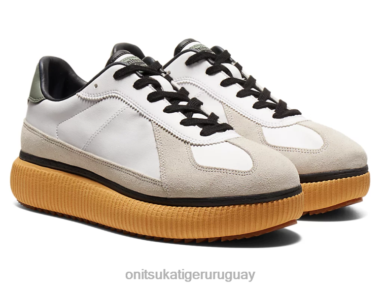 Onitsuka Tiger delicia unisexo J06BX536 blanco/verde liquen zapatos