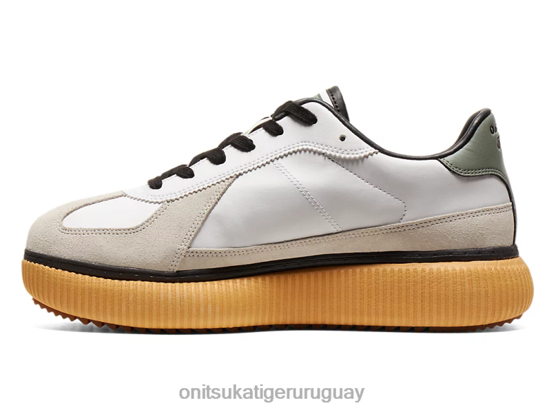 Onitsuka Tiger delicia unisexo J06BX536 blanco/verde liquen zapatos