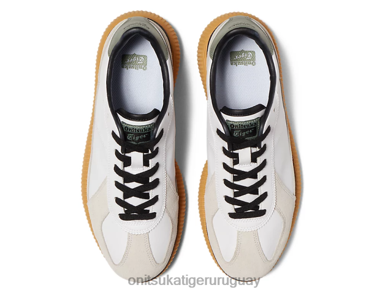 Onitsuka Tiger delicia unisexo J06BX536 blanco/verde liquen zapatos
