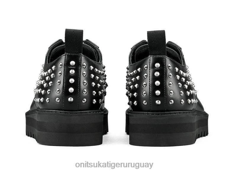 Onitsuka Tiger derbi tachonado unisexo J06BX17 negro zapatos