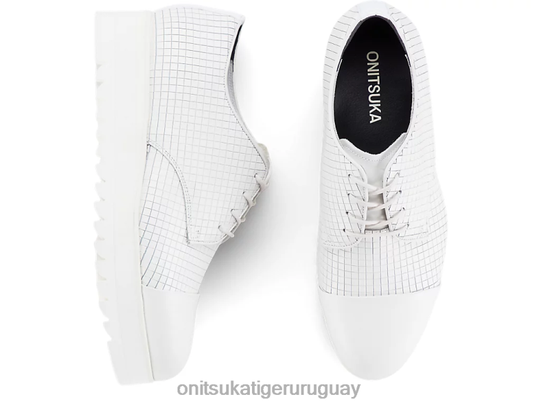 Onitsuka Tiger derby mujer J06BX545 blanco zapatos