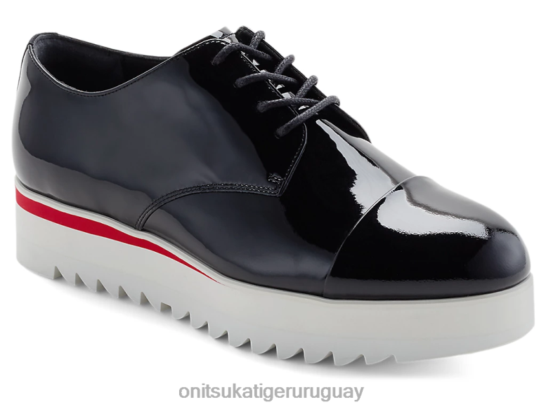 Onitsuka Tiger derby mujer J06BX546 negro zapatos