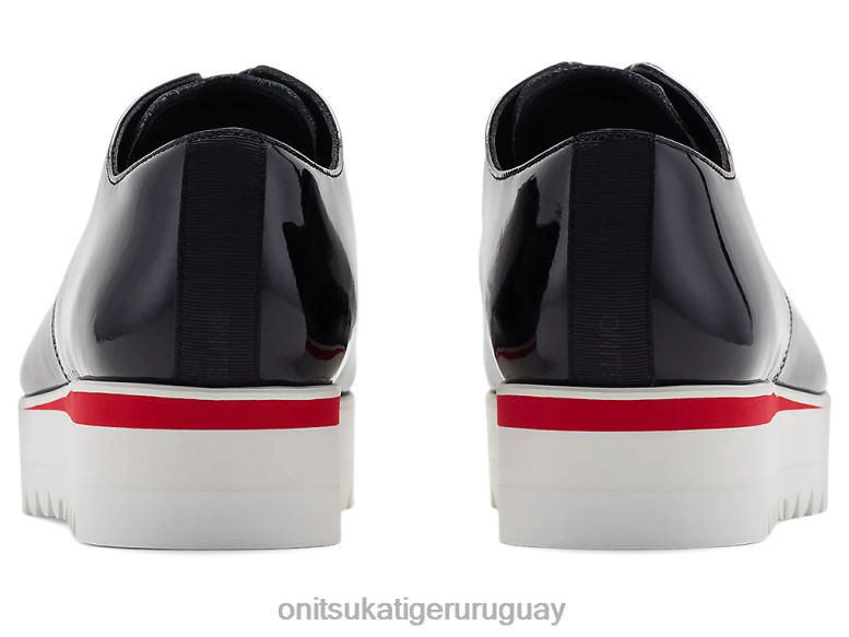 Onitsuka Tiger derby mujer J06BX546 negro zapatos