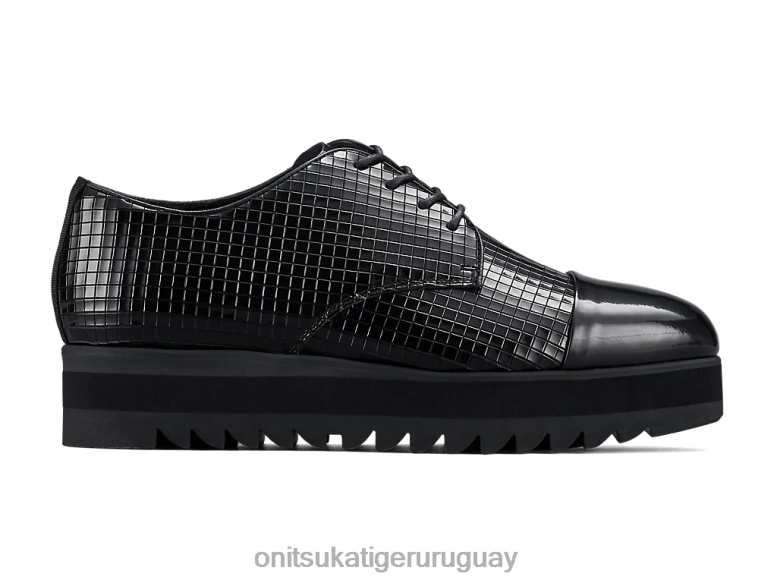 Onitsuka Tiger derby mujer J06BX547 negro zapatos