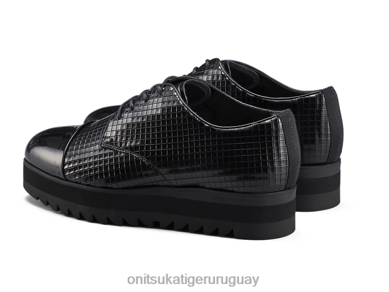 Onitsuka Tiger derby mujer J06BX547 negro zapatos