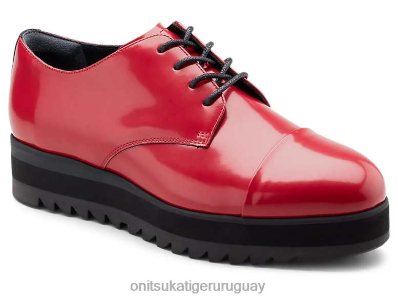 Onitsuka Tiger derby mujer J06BX548 rojo remolacha zapatos