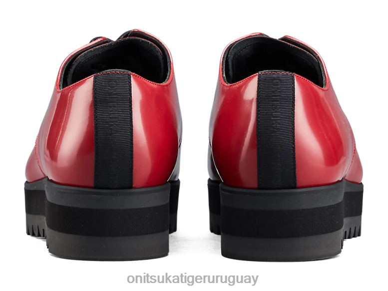 Onitsuka Tiger derby mujer J06BX548 rojo remolacha zapatos