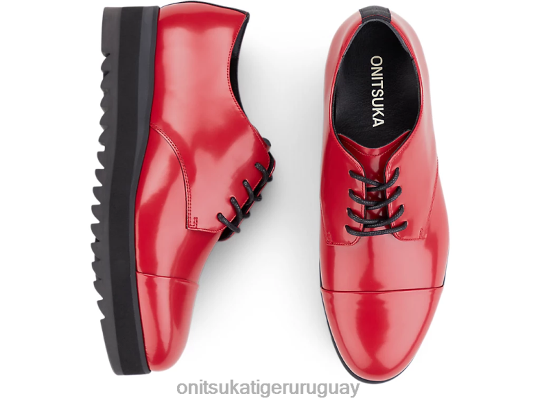 Onitsuka Tiger derby mujer J06BX548 rojo remolacha zapatos