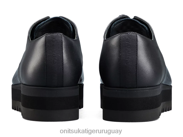 Onitsuka Tiger derby mujer J06BX550 negro zapatos