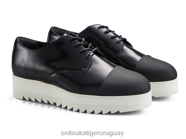 Onitsuka Tiger derby mujer J06BX553 negro zapatos