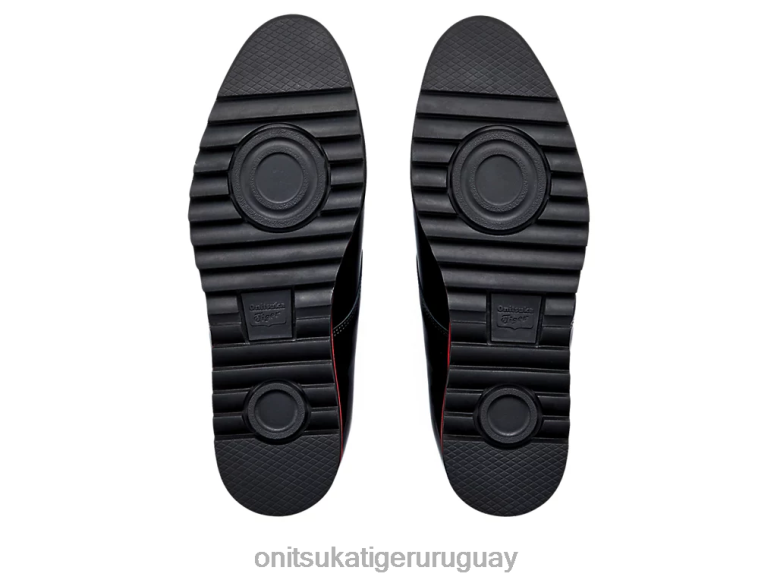 Onitsuka Tiger derby mujer J06BX556 negro/rojo clásico zapatos