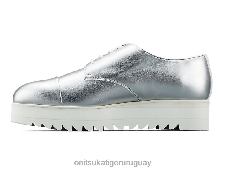Onitsuka Tiger derby mujer J06BX572 plata zapatos