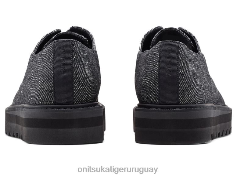 Onitsuka Tiger derby unisexo J06BX219 negro zapatos