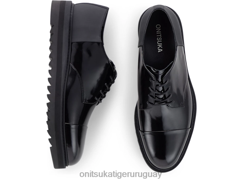 Onitsuka Tiger derby unisexo J06BX221 negro zapatos