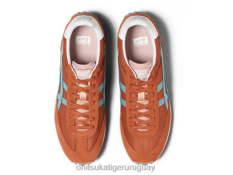 Onitsuka Tiger edición 78 unisexo J06BX81 naranja picante/turquesa polvoriento zapatos