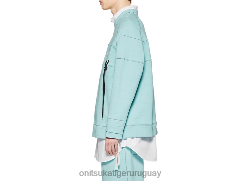 Onitsuka Tiger esta arriba unisexo J06BX396 azul claro ropa