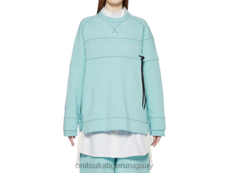 Onitsuka Tiger esta arriba unisexo J06BX396 azul claro ropa