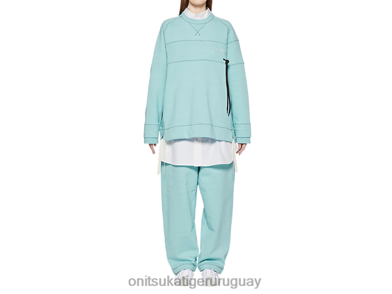 Onitsuka Tiger esta arriba unisexo J06BX396 azul claro ropa