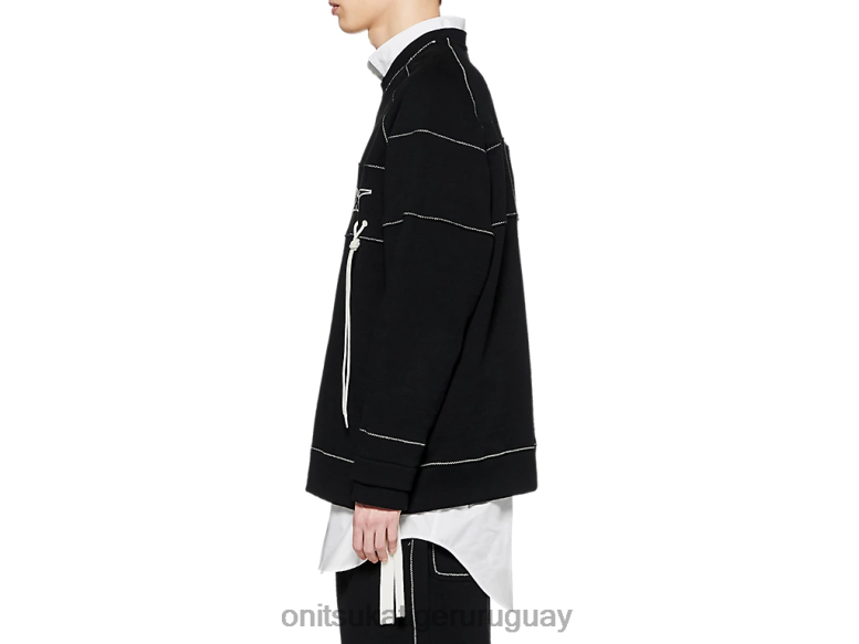 Onitsuka Tiger esta arriba unisexo J06BX405 negro ropa