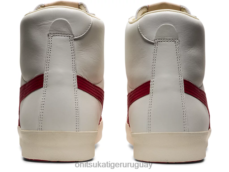 Onitsuka Tiger fabre hola nm unisexo J06BX138 blanco/rojo clásico zapatos