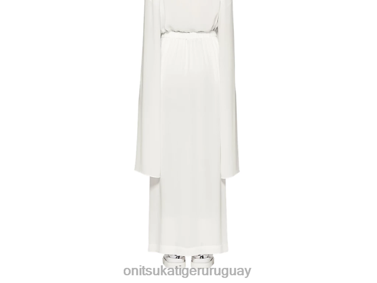 Onitsuka Tiger falda larga mujer J06BX585 blanco ropa