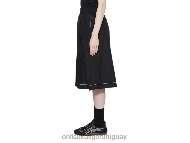 Onitsuka Tiger falda mujer J06BX594 negro ropa