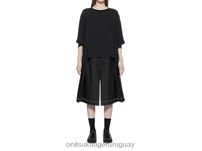 Onitsuka Tiger falda mujer J06BX594 negro ropa