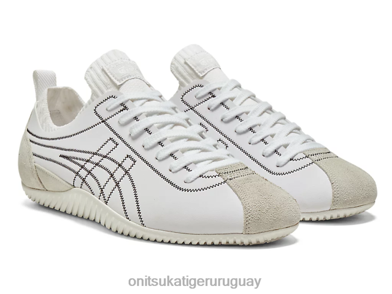 Onitsuka Tiger garra unisexo J06BX38 blanco negro zapatos